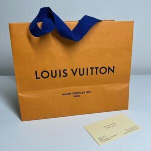 Louis Vuitton Paper Gift Shopping Bag 8,5” x 7” x 4,5”